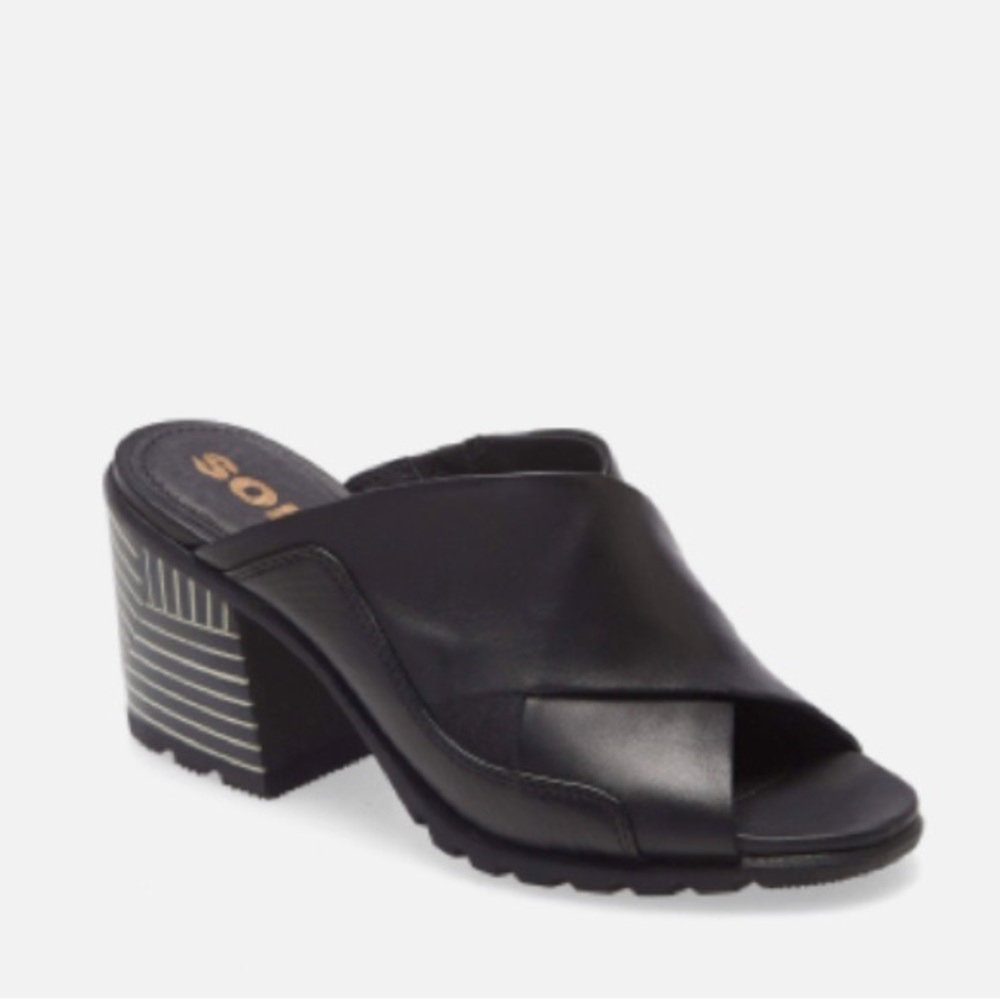 Sorel Nadia Mule Black 7 new